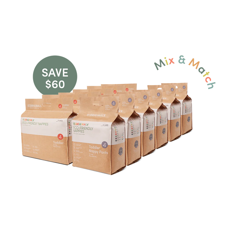Value Bundle: 12 Packs of Nappies