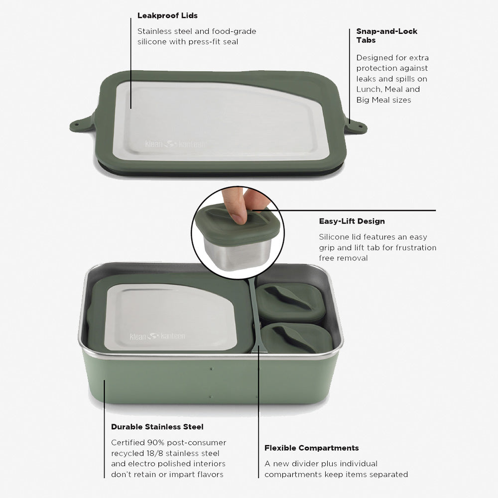 34oz (1005ml) Rise Food Box - Meal Autumn Glaze
