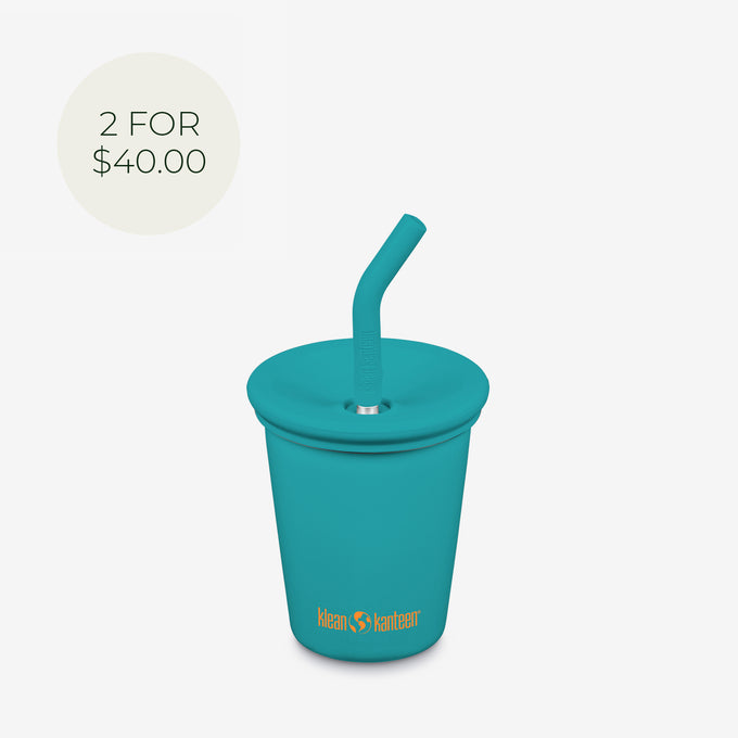 10oz (295ml) Kid's Cup with Straw Lid (Baltic)