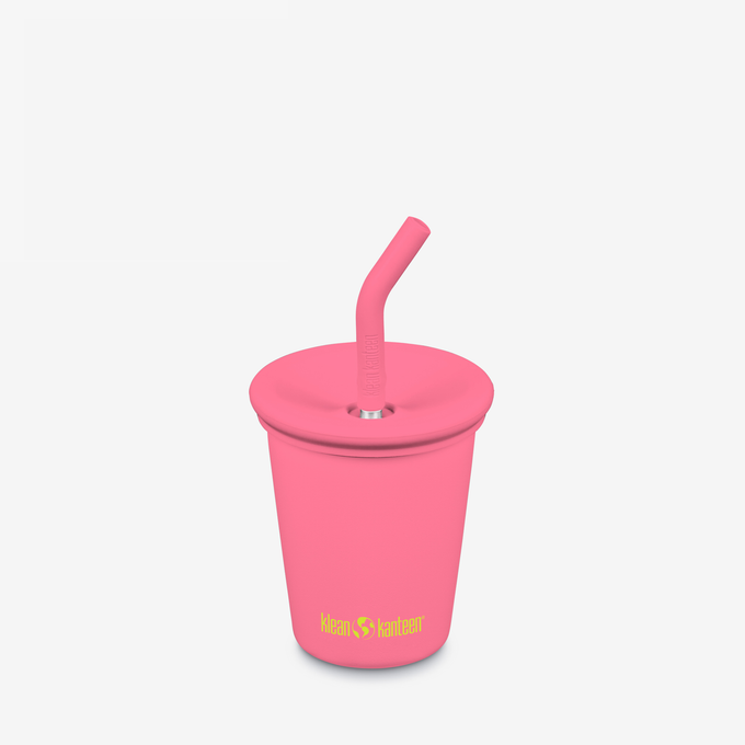10oz (295ml) Kid's Cup with Straw Lid (Pink Lemonade)