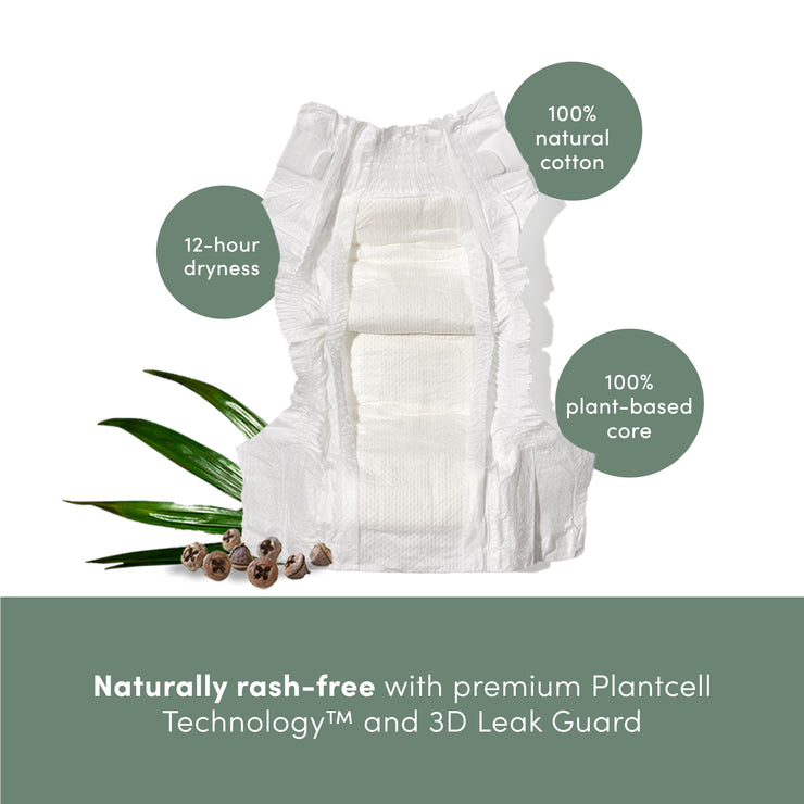 3 Packs of Nappies + 3 Packs of Wipes