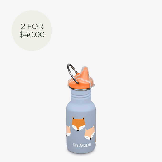 12oz (355ml) Kid's Classic Sippy Bottle (Foxes)