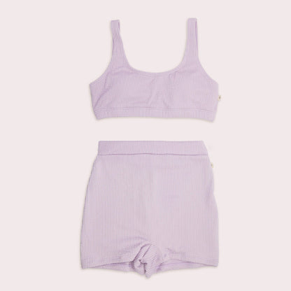 Orchid Embrace Swim Crop