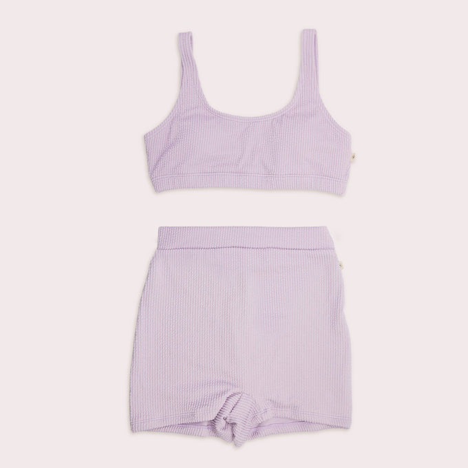 Orchid Embrace Swim Crop