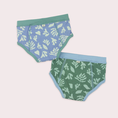 Ecoriginals Toilet Training Pack 2 X 14 Pack Junior Nappy Pants 16kg+ + Training Pants 2 Pack - Sea Life - 2 - 3Y