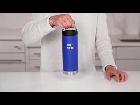 12oz (355ml) TKWide Insulated Coffee Tumbler with Café Cap (Black)