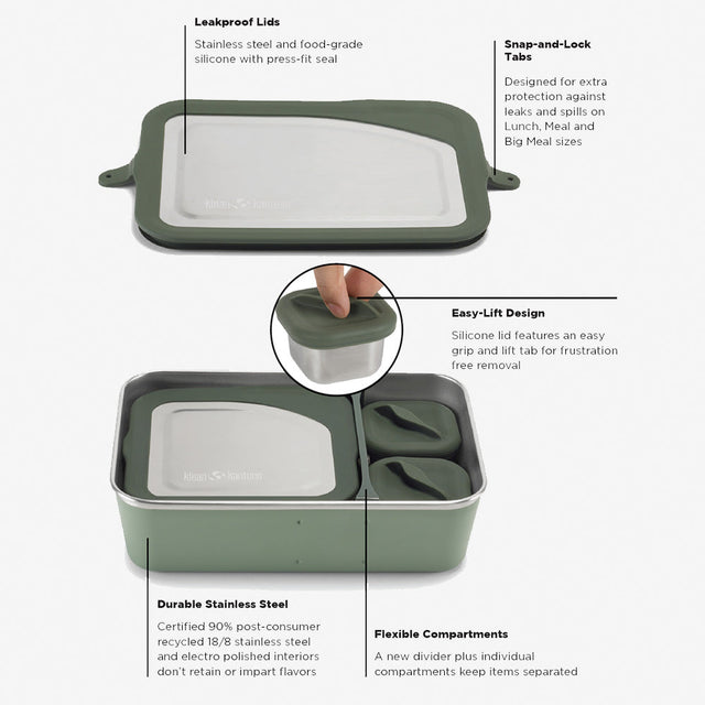 34oz (1005ml) Rise Food Box - Meal Autumn Glaze