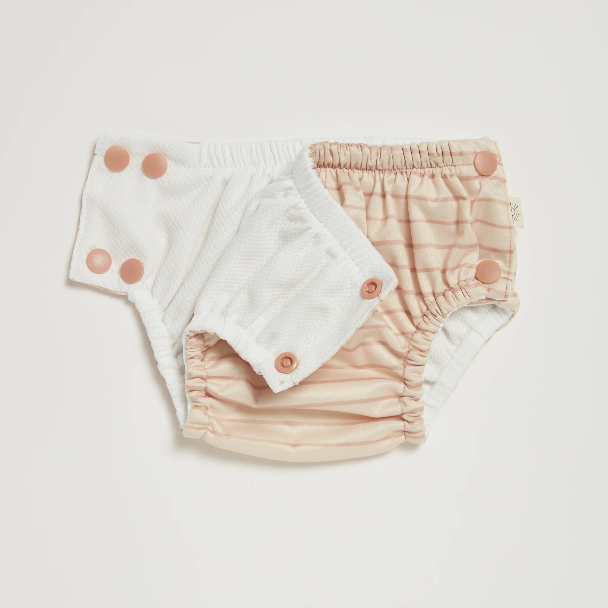 Painted Stripe Swim Nappy