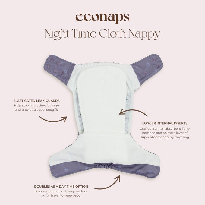 Twinkle Twinkle Night Time Cloth Nappy