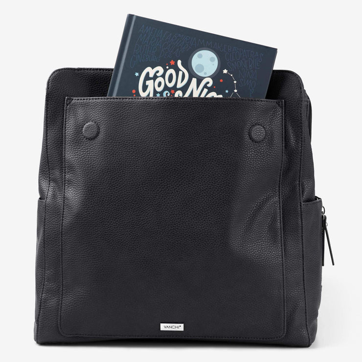 VANCHI Emmy Backpack (Vegan) Black