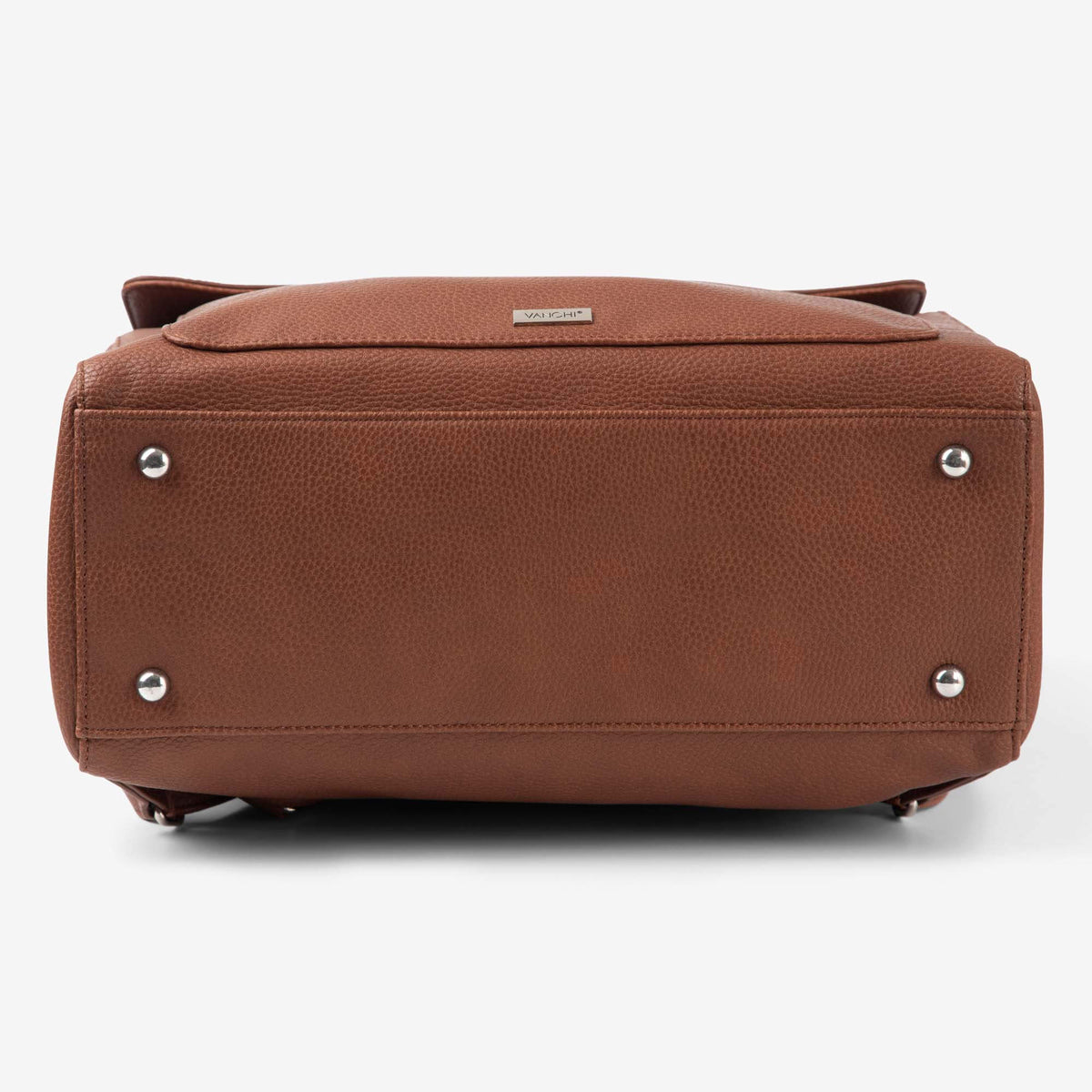 VANCHI Emmy Backpack (Vegan) Pebbled TaN