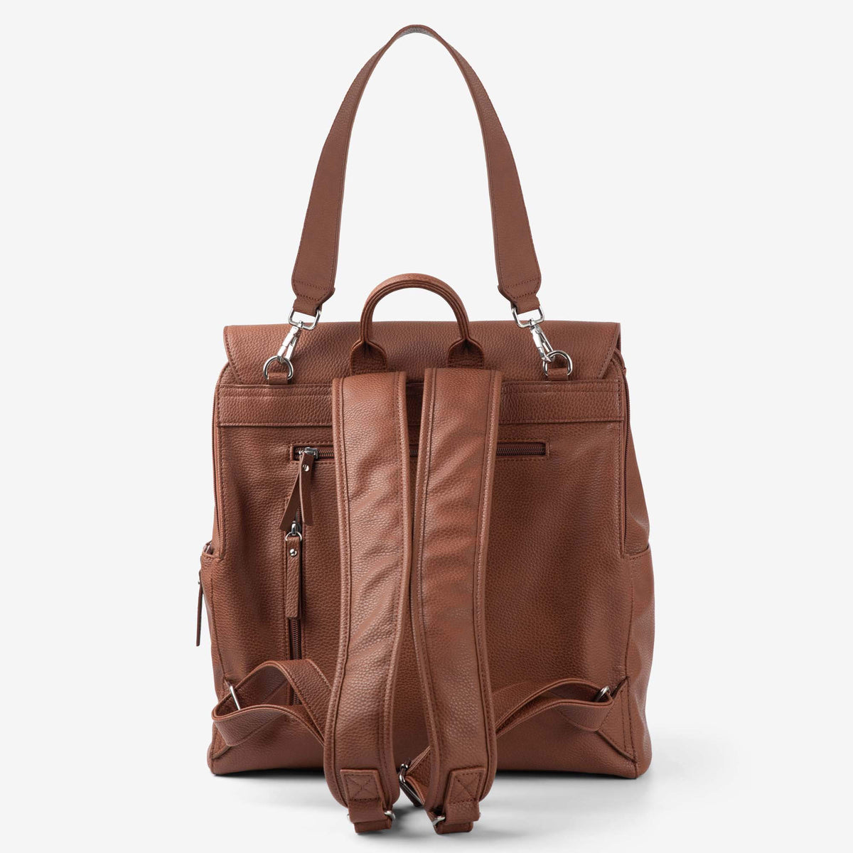 VANCHI Emmy Backpack (Vegan) Pebbled TaN