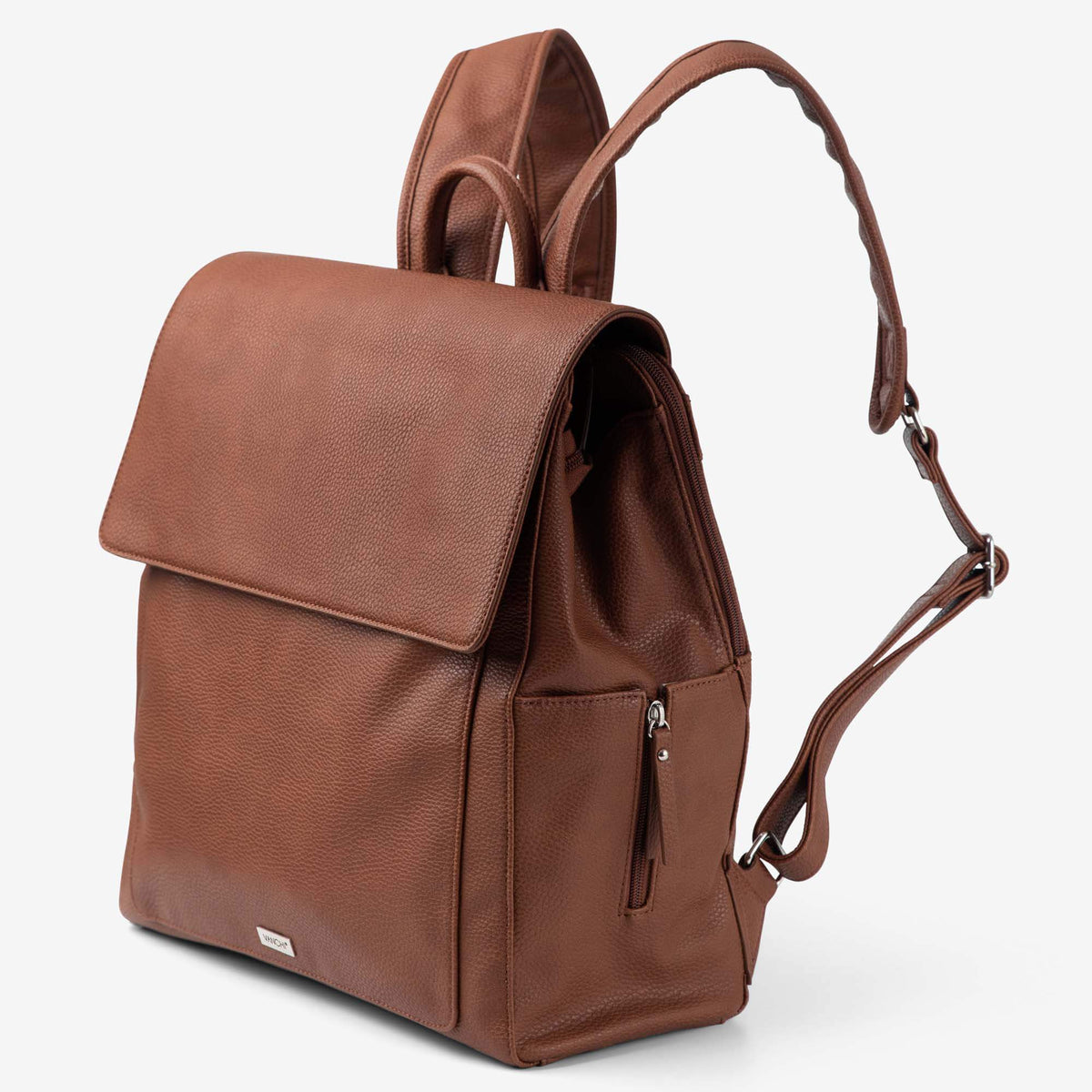 VANCHI Emmy Backpack (Vegan) Pebbled TaN