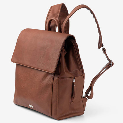 VANCHI Emmy Backpack (Vegan) Pebbled TaN