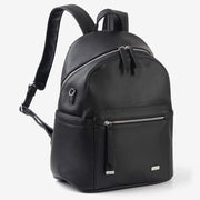 VANCHI Manhattan 2-Way Backpack Nappy Bag (Vegan) Black