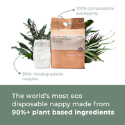 Ecoriginals Eco Nappy Pants Junior 16kg+ Plant Based 6 X 16 Pack (96) Bulk Bundle