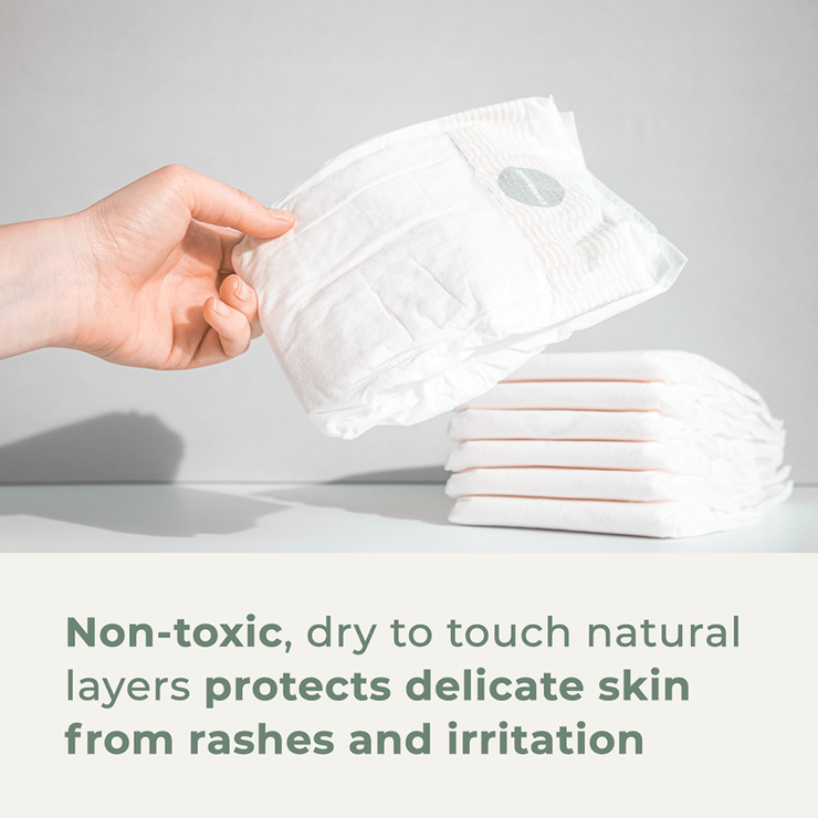 Ecoriginals Eco Nappies Toddler 10-14kg Plant Based 6 X 22 Pack (132) Bulk Bundle
