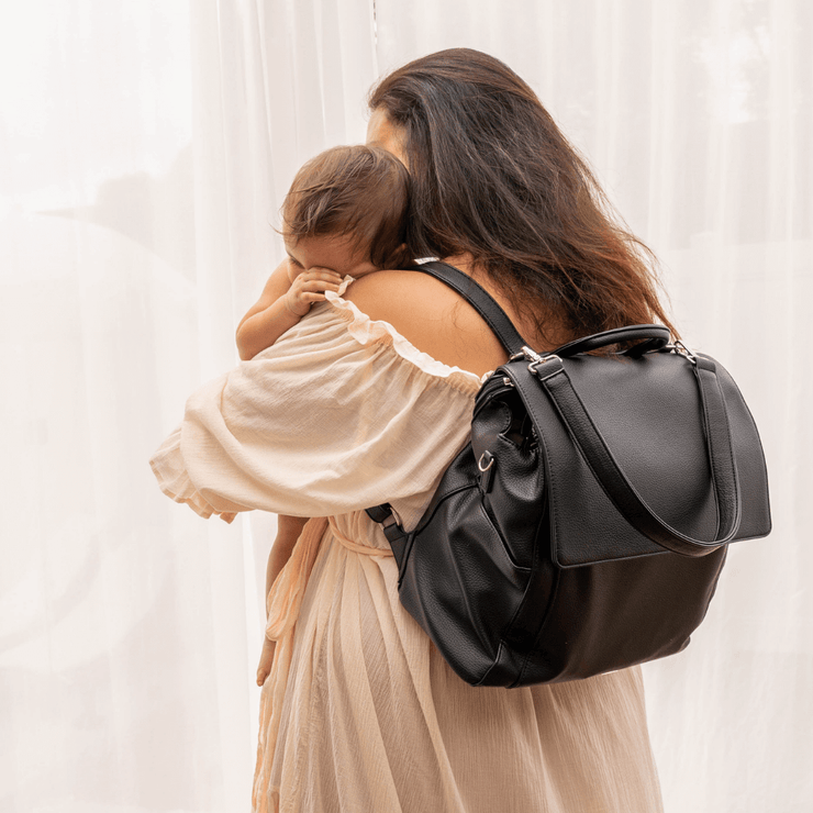VANCHI Emmy Backpack (Vegan) Black