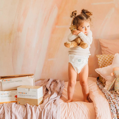 Ecoriginals Eco Nappies Walker 12-18kg Plant Based 6 X 18 Pack (108) Bulk Bundle