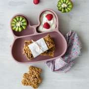 Bunny Stickie® Plate - Dusty Rose by We Might Be Tiny