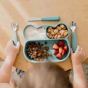Bear Stickie® Plate - Blue Dusk by We Might Be Tiny