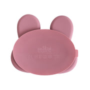 Bunny Stickie® Plate - Dusty Rose by We Might Be Tiny