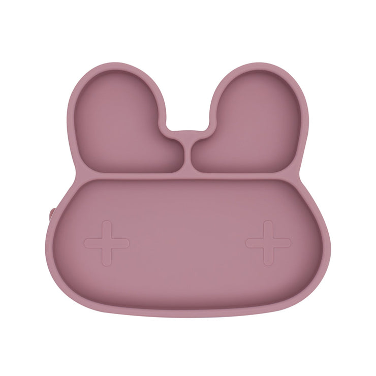 Bunny Stickie® Plate - Dusty Rose by We Might Be Tiny