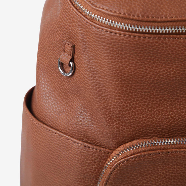 VANCHI Frankie Everyday Backpack (Vegan) Pebbled Tan