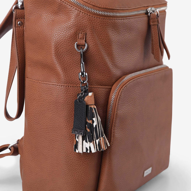 VANCHI Frankie Everyday Backpack (Vegan) Pebbled Tan