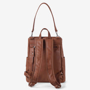 VANCHI Frankie Everyday Backpack (Vegan) Pebbled Tan