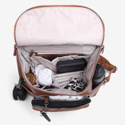 VANCHI Frankie Everyday Backpack (Vegan) Pebbled Tan