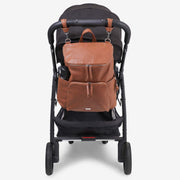 VANCHI Frankie Everyday Backpack (Vegan) Pebbled Tan