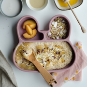 Bunny Stickie® Plate - Dusty Rose by We Might Be Tiny