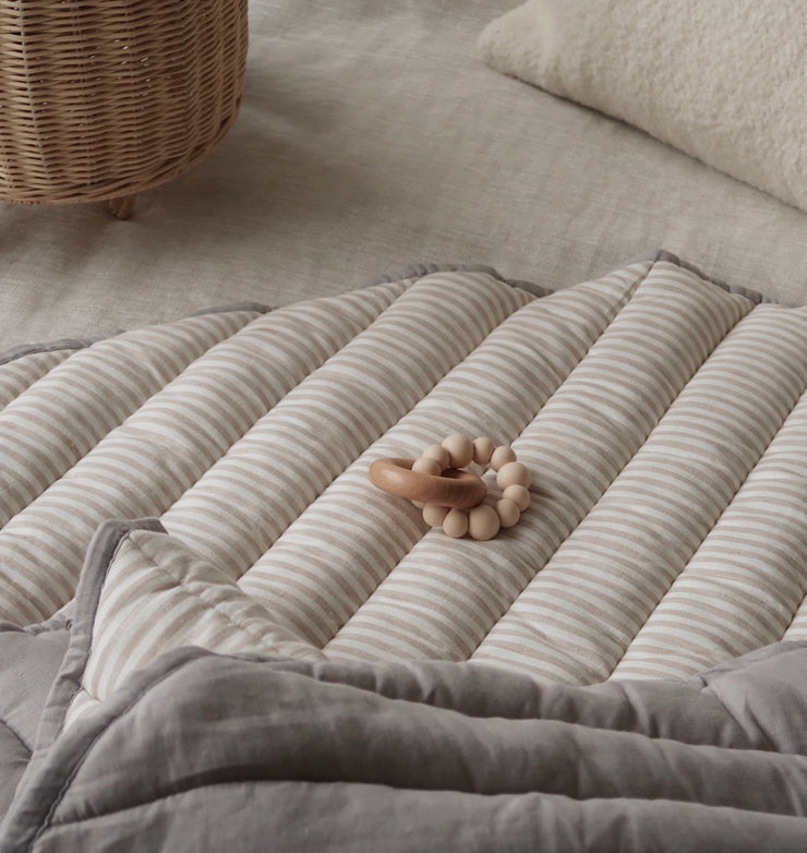 Behr and Co STONEWASHED LINEN BABY PLAY MAT 115 dia Blush