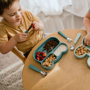 Bear Stickie® Plate - Blue Dusk by We Might Be Tiny